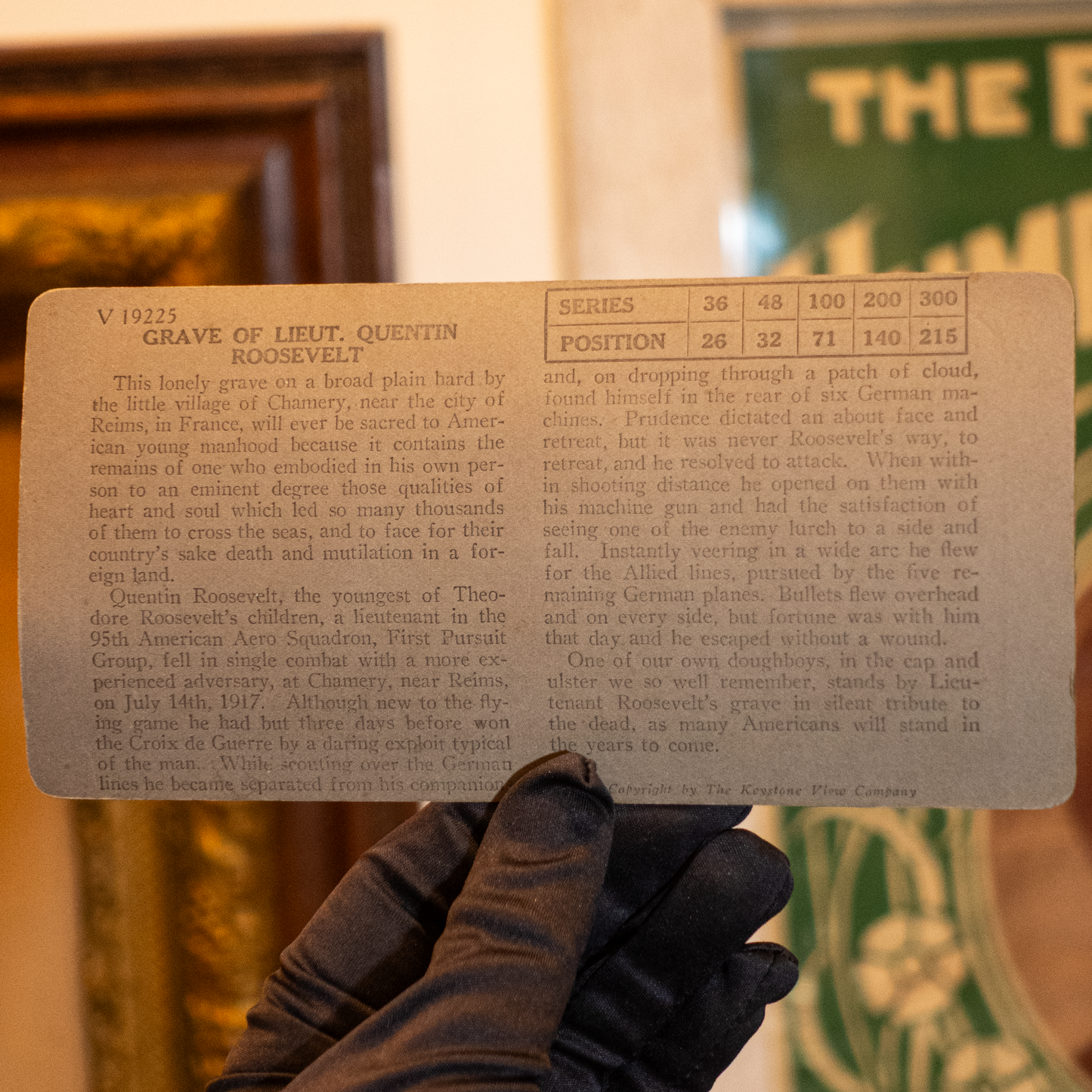 Vintage Military Stereo View