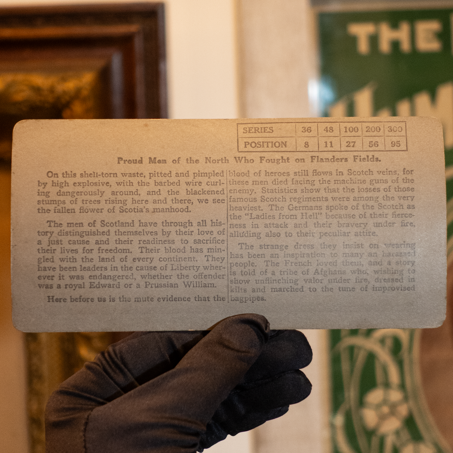 Vintage Military Stereo View