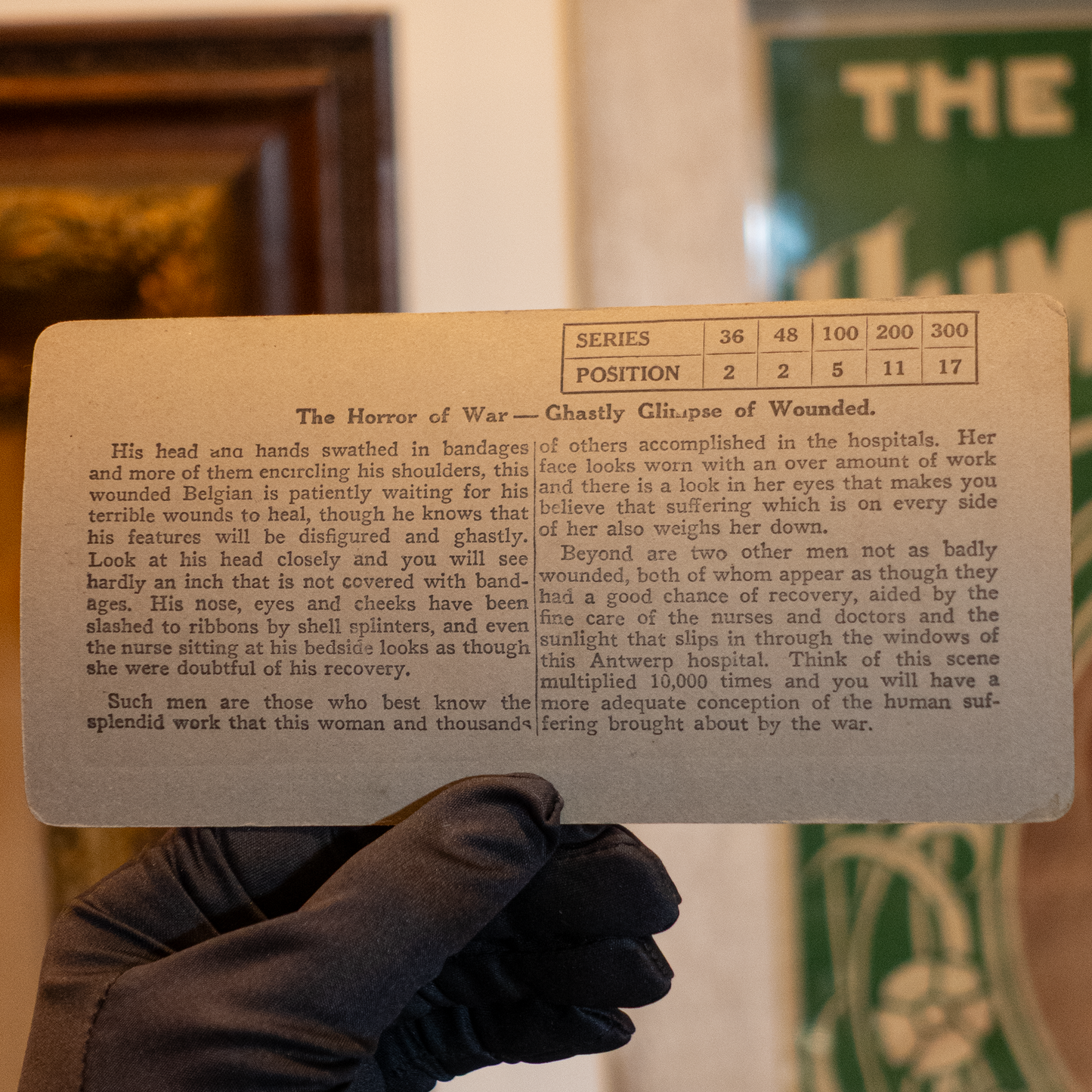 Vintage Military Stereo View