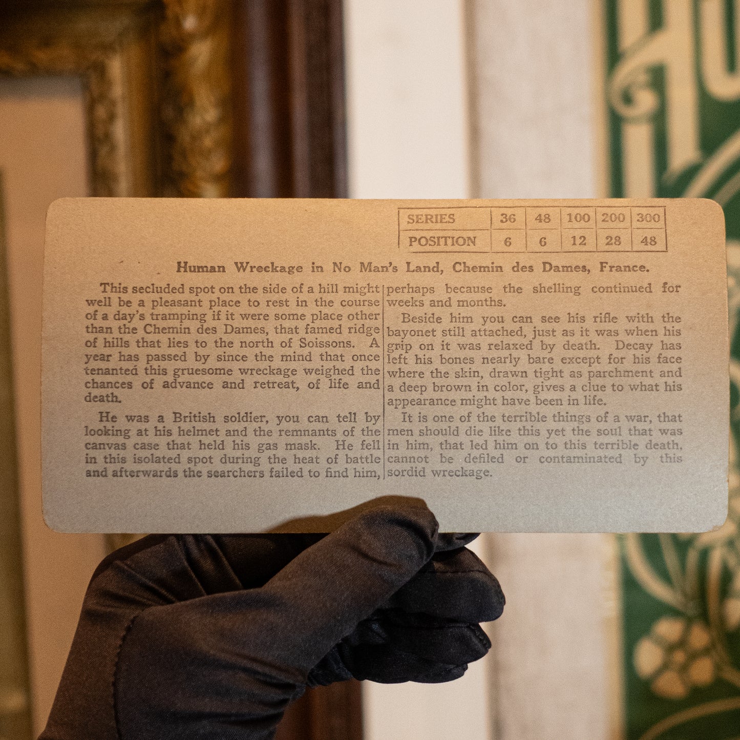 Vintage Military Stereo View