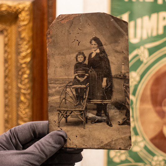 Antique Large Tin Type