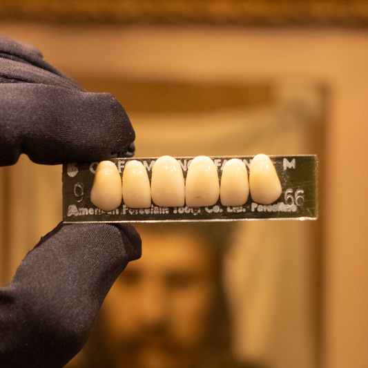 Vintage Resin Teeth Row