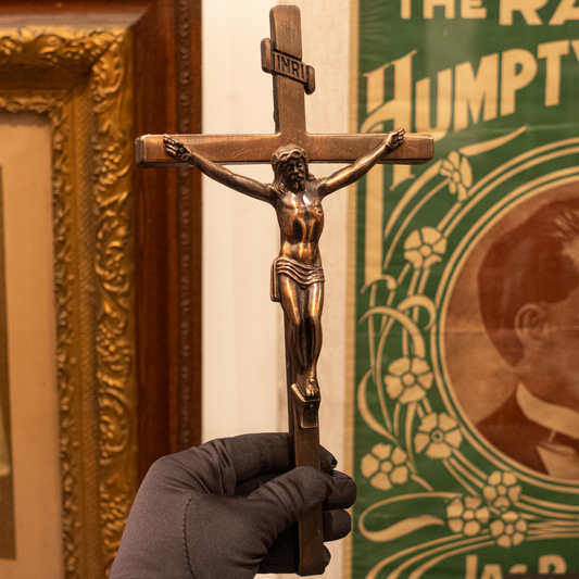 Antique Casket Crucifix