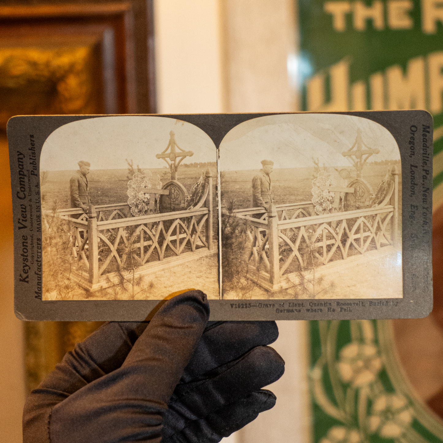 Vintage Military Stereo View