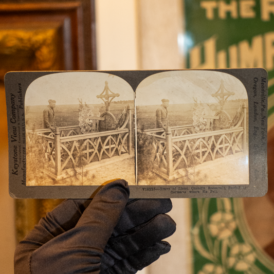 Vintage Military Stereo View