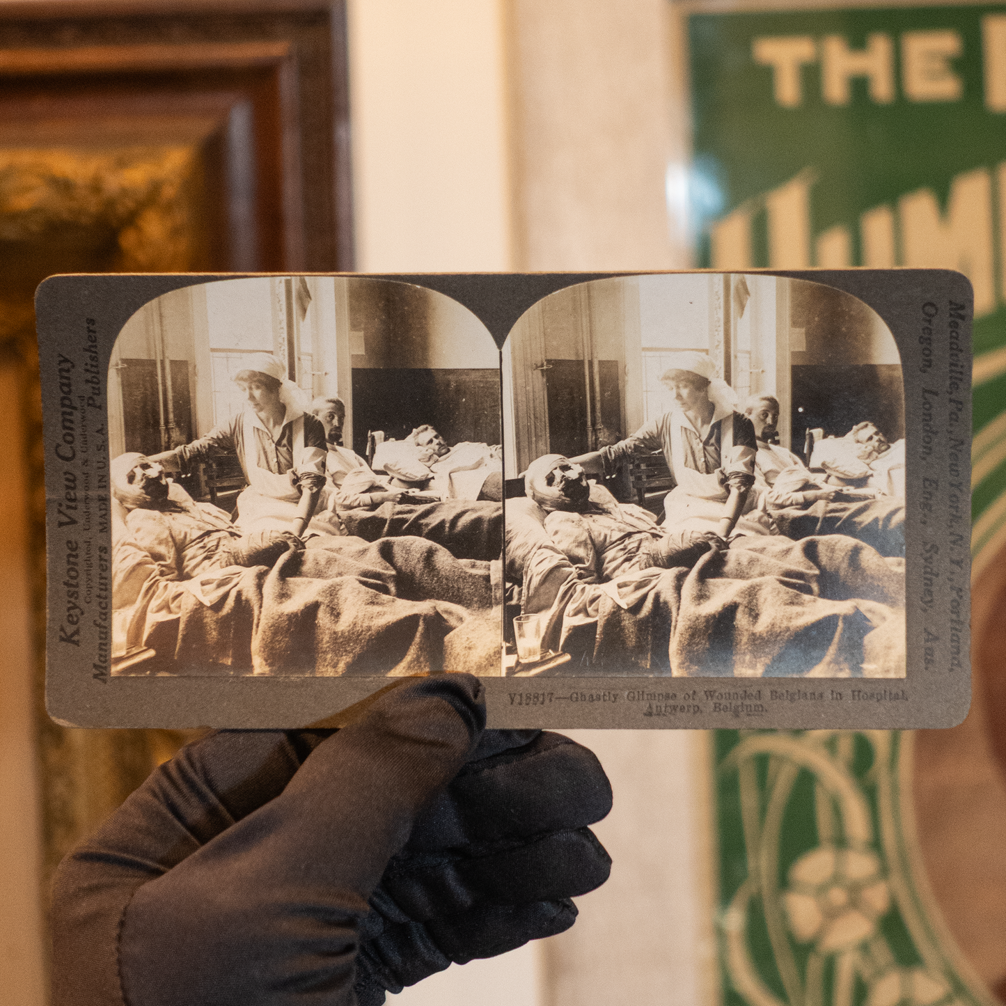 Vintage Military Stereo View