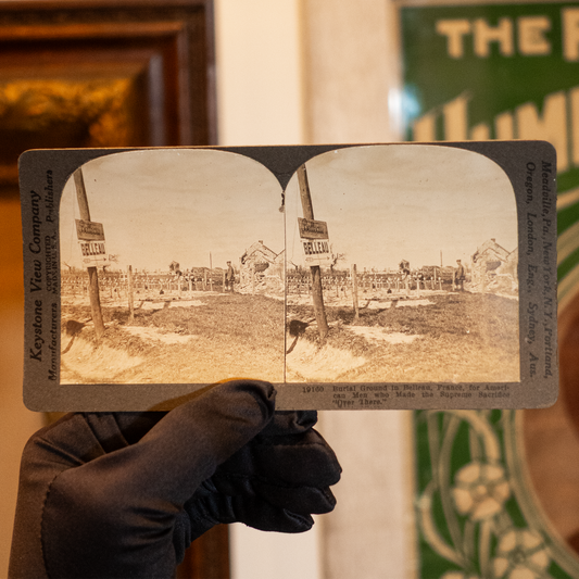 Vintage Military Stereo View