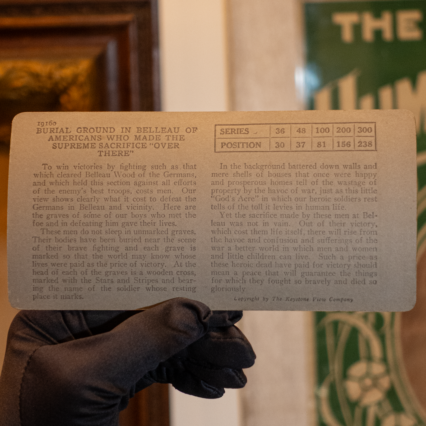 Vintage Military Stereo View