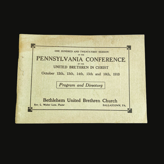 Antique Church Conference Book