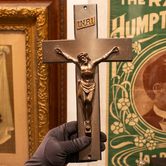 Antique Casket Crucifix