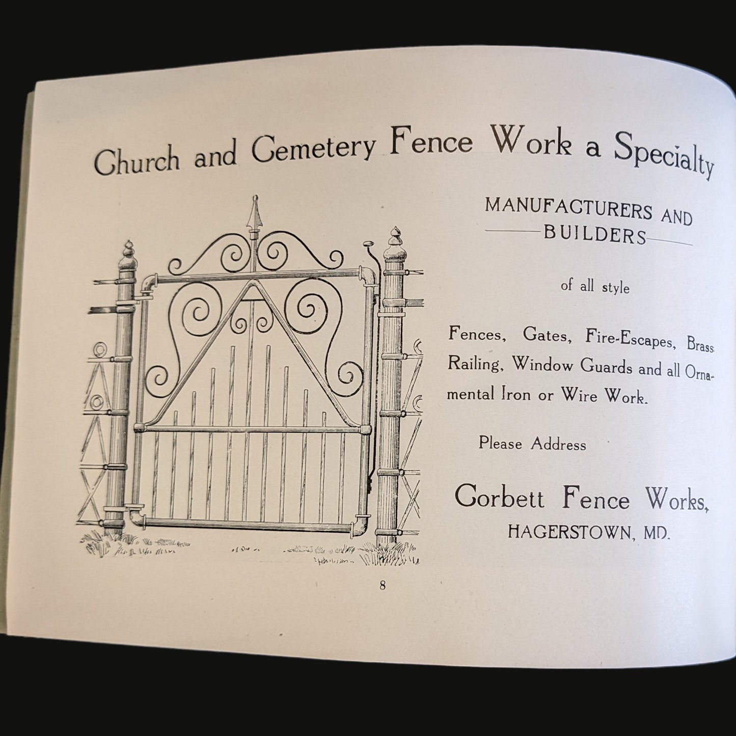 Antique Church Conference Book