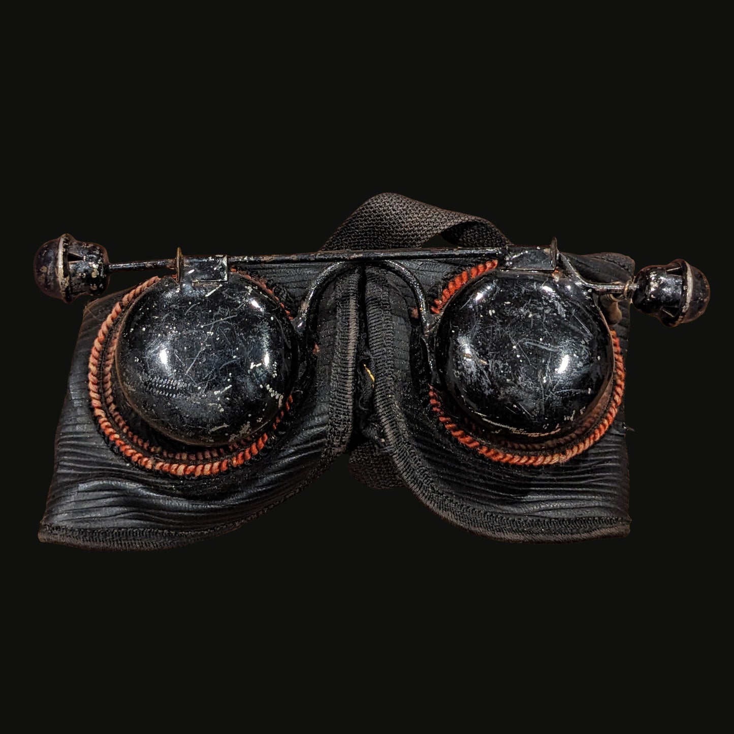 Antique Oddfellows Hoodwink Goggles