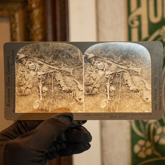 Vintage Military Stereo View