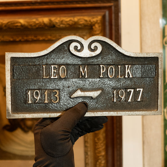 Vintage Temporary Grave Marker