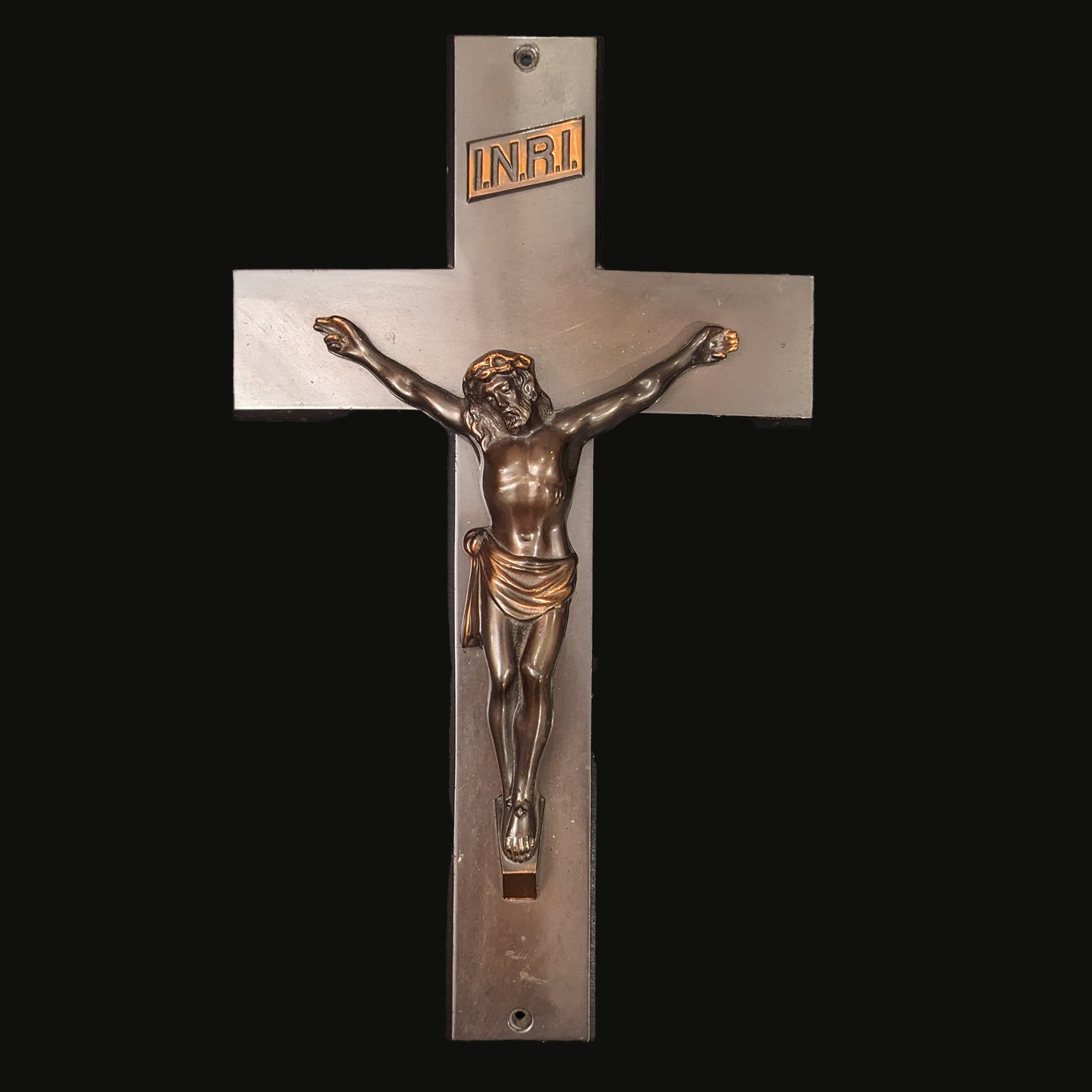 Antique Casket Crucifix